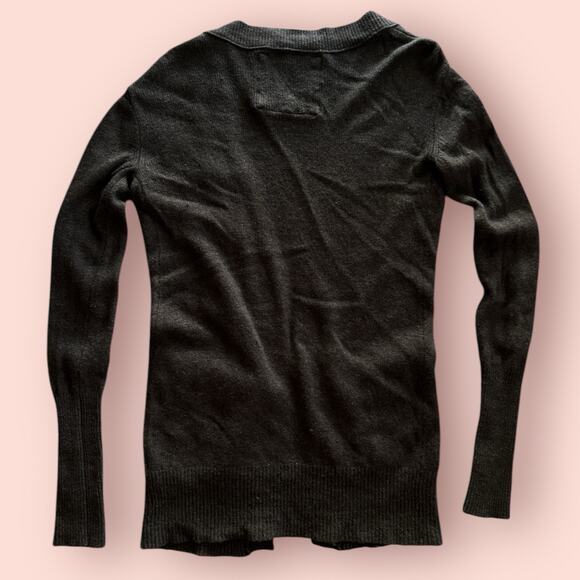 y2k ABERCROMBIE & FITCH knit cardigan sweater Small Downtown Mori Girl Fairy - Picture 5 of 5